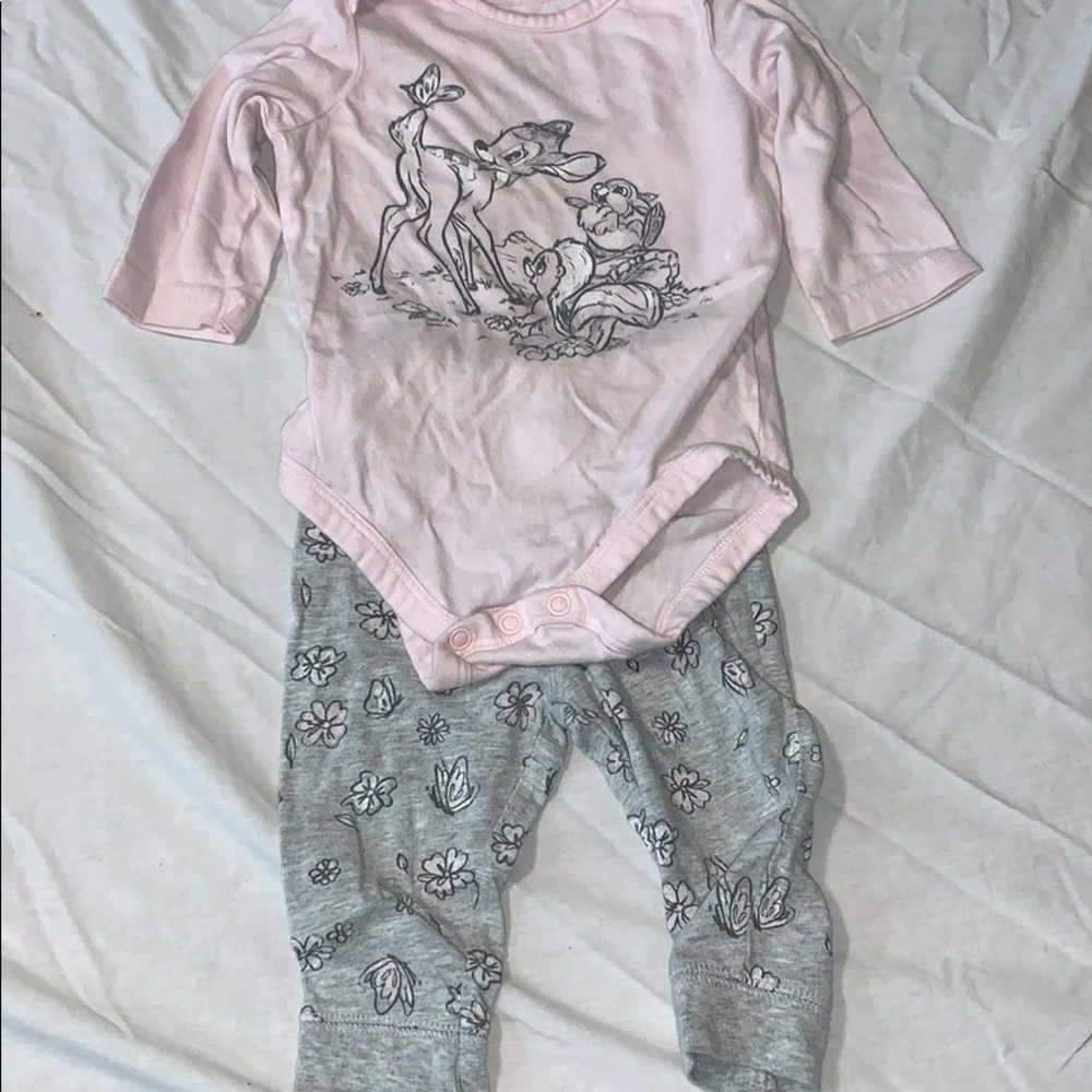 Baby Girl Bambi Pajamas